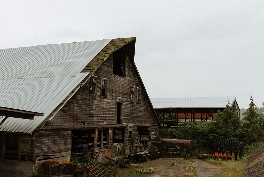 An old barn at Pemberton Farm